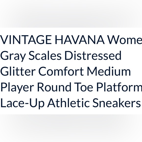 VINTAGE HAVANA Womens
Medium Low Top Player Lace-Up Athletic Sneakers - Picture 6 of 13